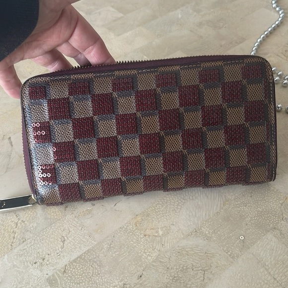 Louis Vuitton Damier Paillettes Sequin wallet - Picture 8 of 11